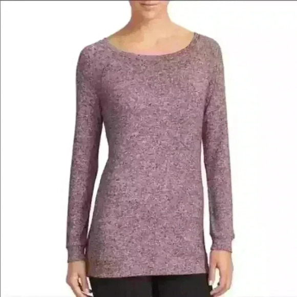 Athlete Maroon Heathered Long Sleeve Active Top Women's Size XSmall very soft - Picture 1 of 5